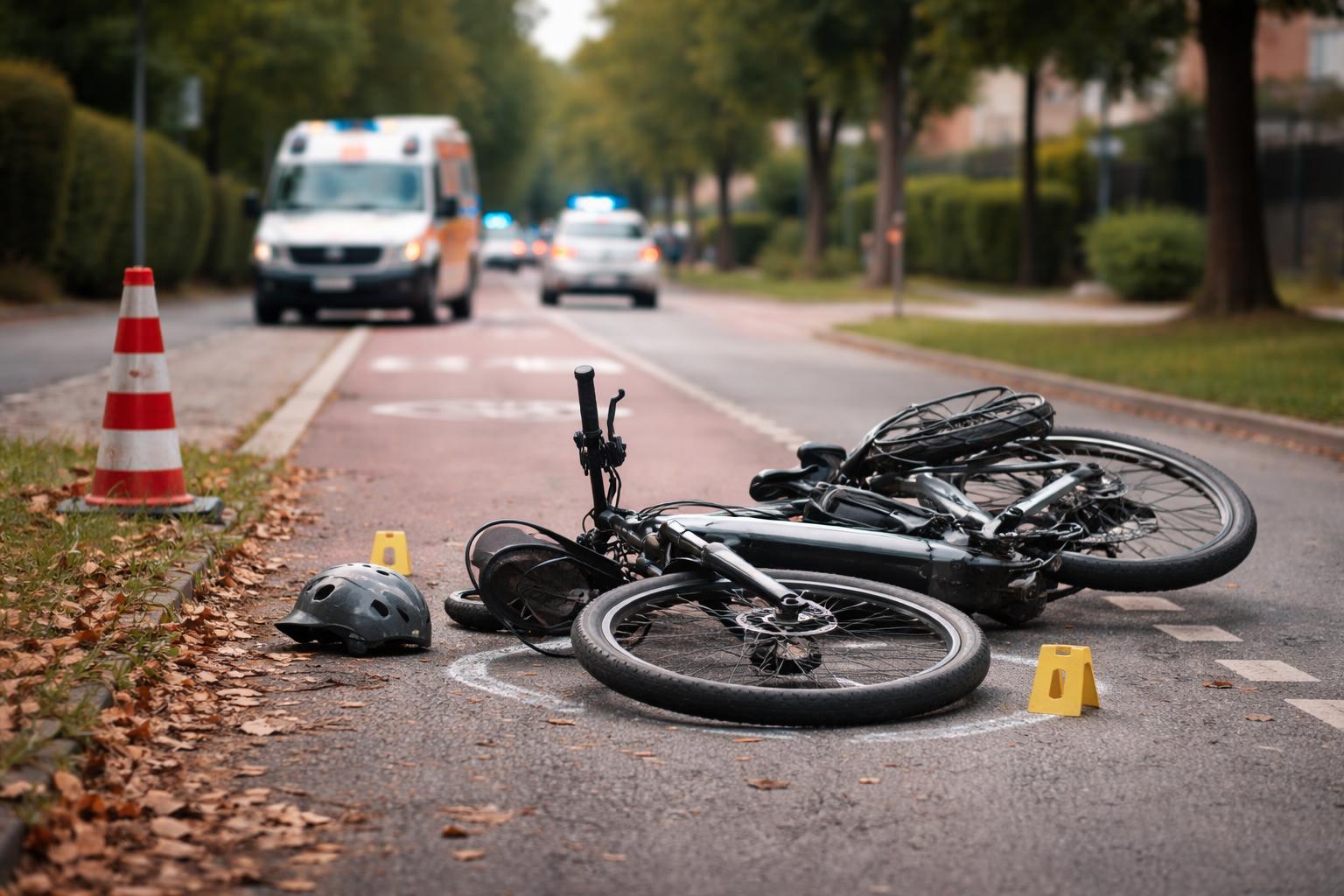 Redaktionelle Szene zum Thema „Mehrheit der tödlichen Fahrradunfälle trifft Menschen über 65“