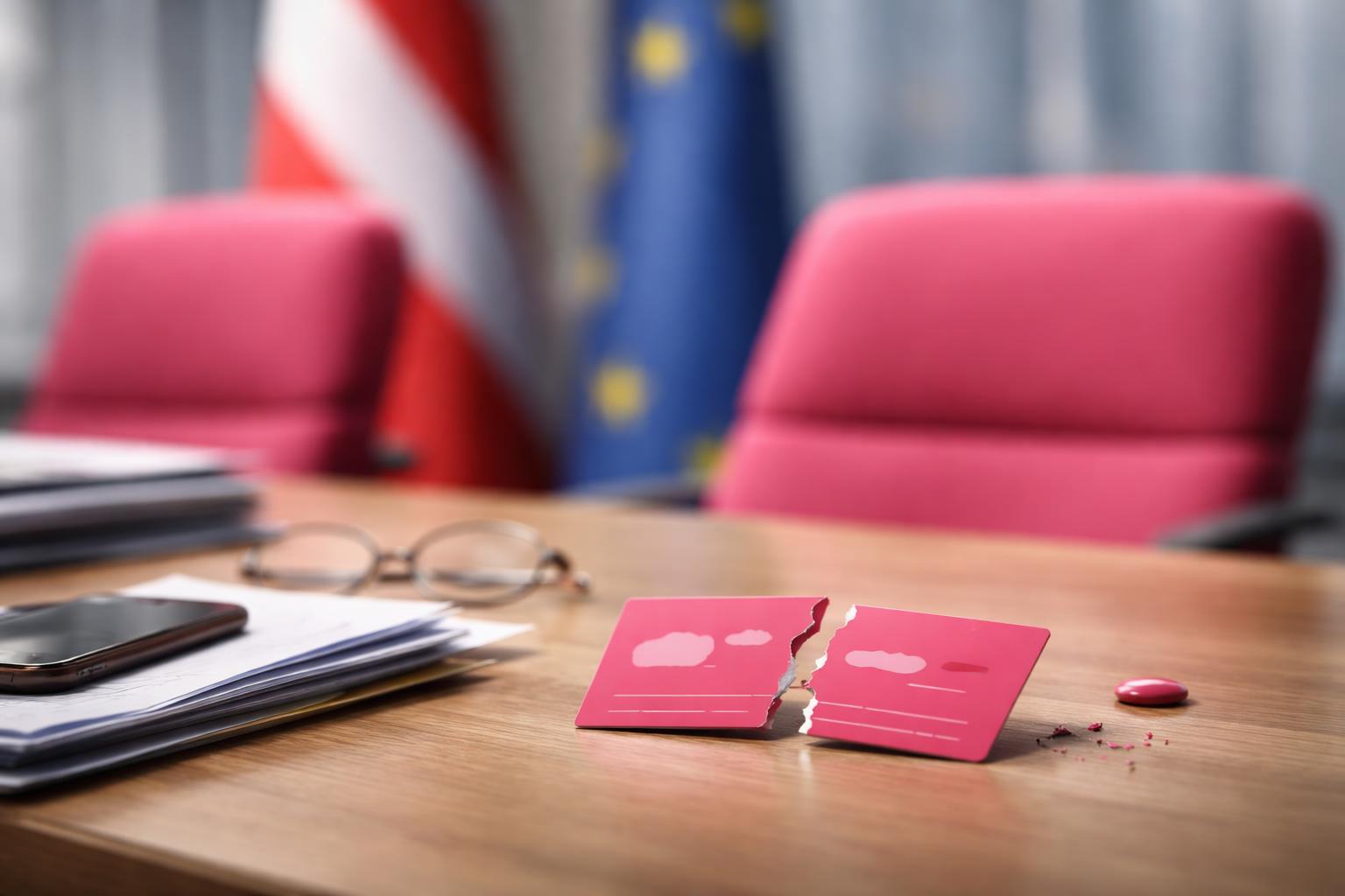 Redaktionelle Szene zum Thema „Meinl-Reisinger verteidigt Ausschluss von Neos-Mitgründer Dengler“