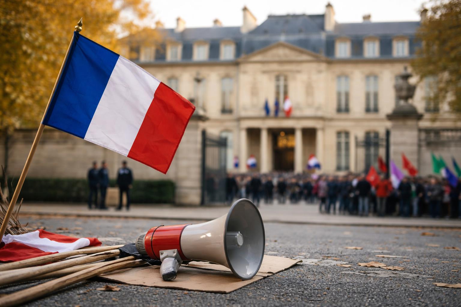 Redaktionelle Szene zum Thema „Mélenchon und die Suche nach Frankreichs linker Antwort“
