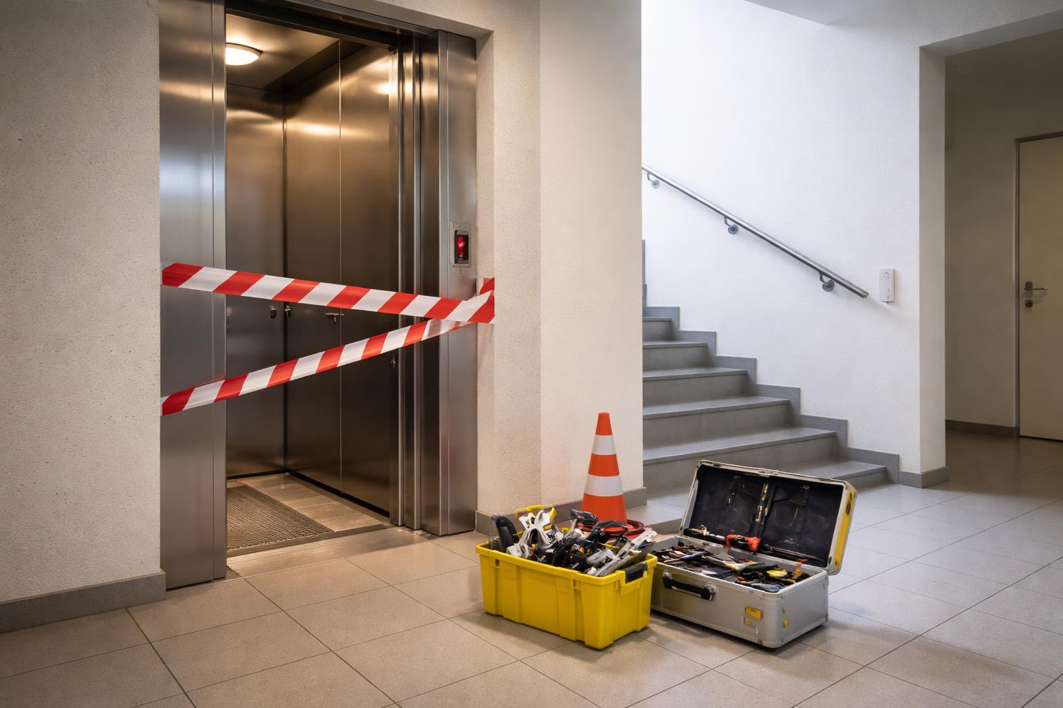 Redaktionelle Szene zum Thema „Mieter in Niederösterreich drei Tage ohne Lift: Techniker kam erst verspätet“