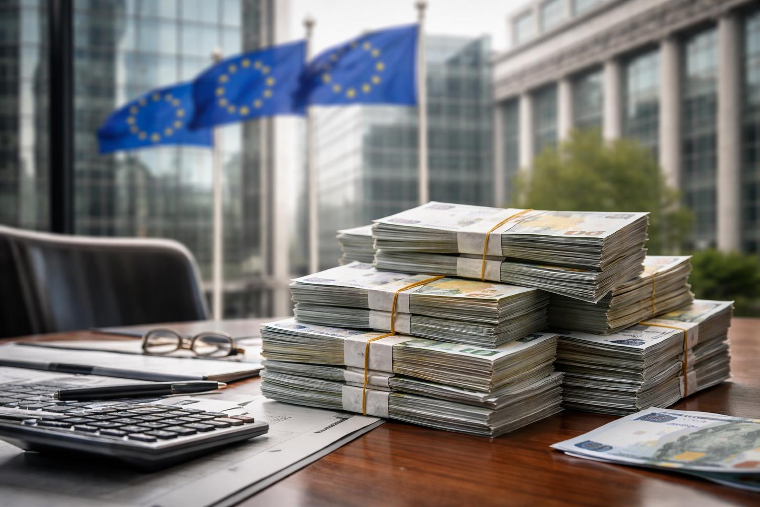 Redaktionelle Szene zum Thema „Milliardenrisiko durch 2.500 zusätzliche EU-Beamte bis 2073“