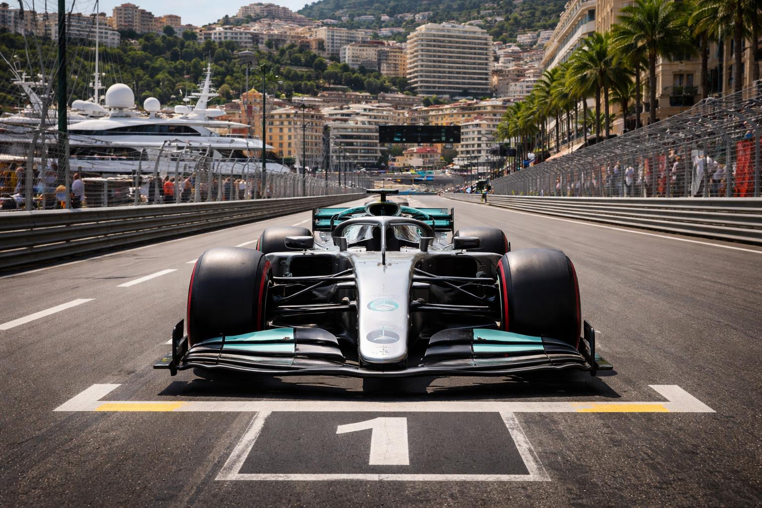 Redaktionelle Szene zum Thema „Monaco-GP um 15 Uhr: Kimi Antonelli startet von der Pole“