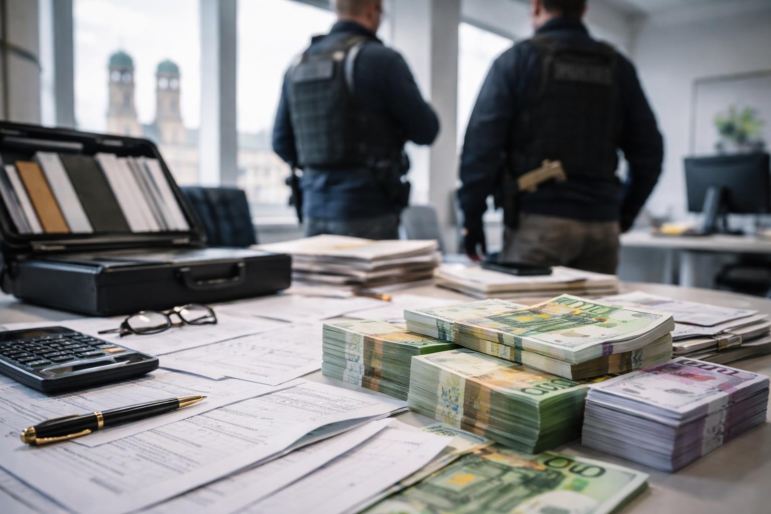 Redaktionelle Szene zum Thema „Münchner Ermittler prüfen interne Geldflüsse bei Signa“