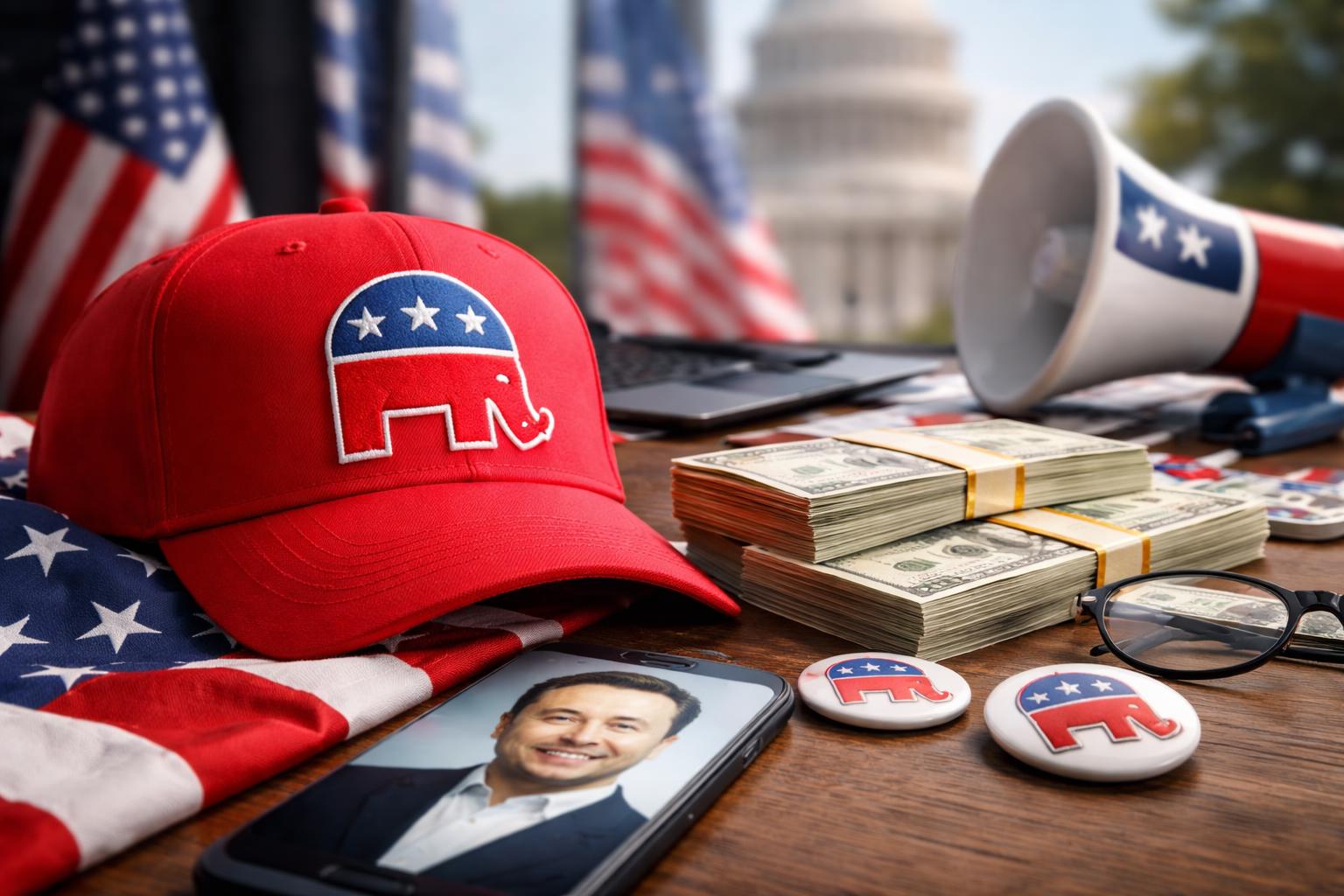 Redaktionelle Szene zum Thema „Musk will Trumps Republikaner im Wahlkampf wieder unterstützen“