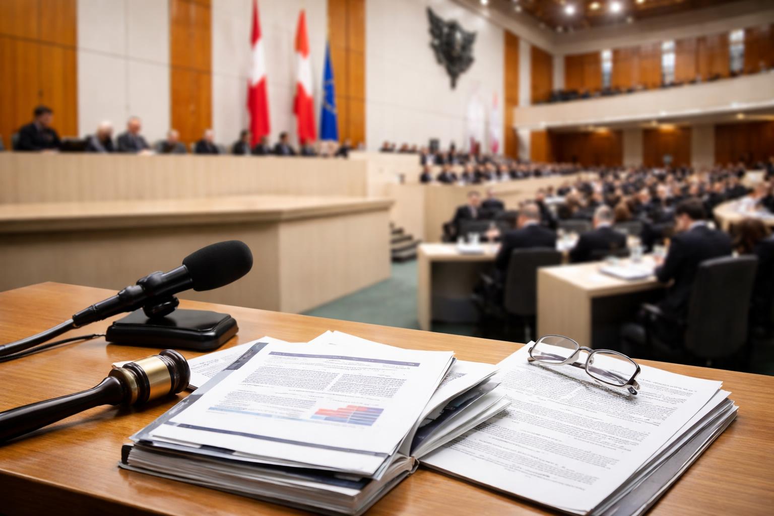 Redaktionelle Szene zum Thema „Nationalrat debattiert über Rechtsextremismusbericht und Kickls „Ohrfeigen“-Geste“
