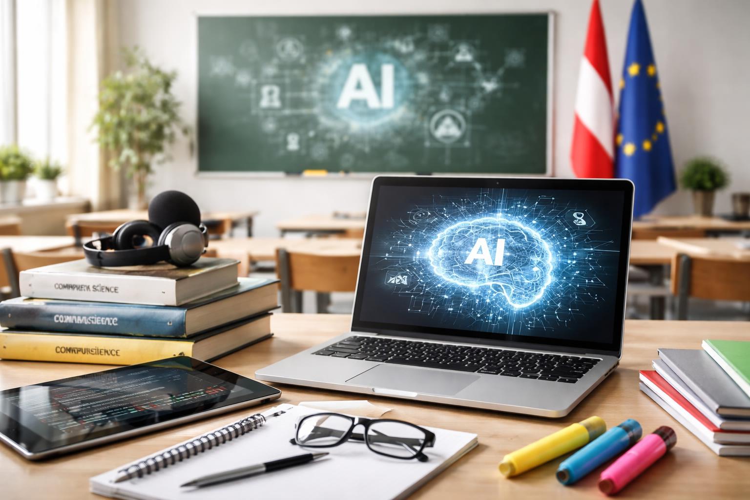Redaktionelle Szene zum Thema „Nationalrat schafft neue Schulfächer in der AHS-Oberstufe“