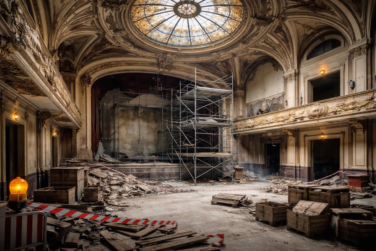Redaktionelle Szene zum Thema „Neue Pläne für das Mittersteigtheater in Wien-Wieden“