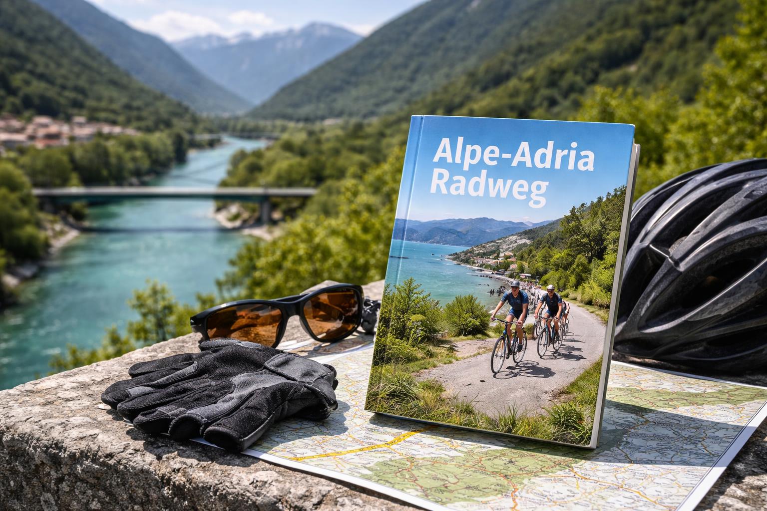 Redaktionelle Szene zum Thema „Neuer Reiseführer begleitet den Alpe-Adria-Radweg von Villach bis Grado“