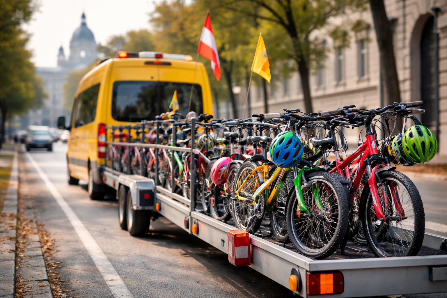 Redaktionelle Szene zum Thema „Neuer Verein soll Bikebus-Linien besser vernetzen“