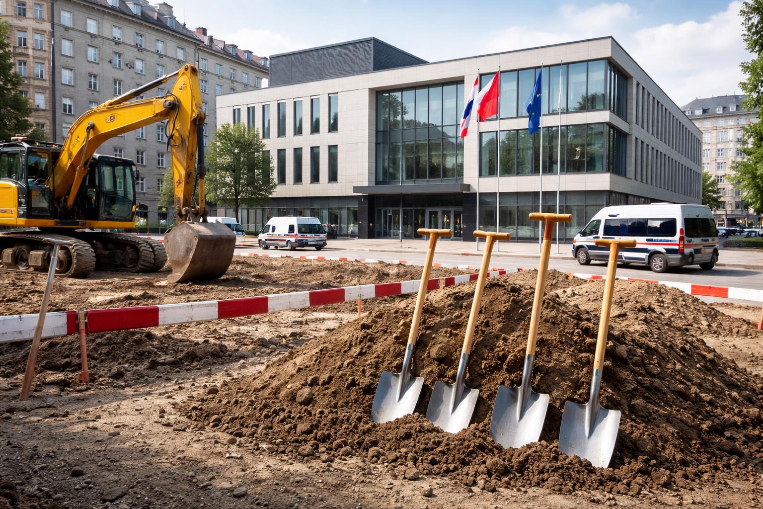 Redaktionelle Szene zum Thema „Neues Sicherheitszentrum für Wien-Favoriten kommt 2028“