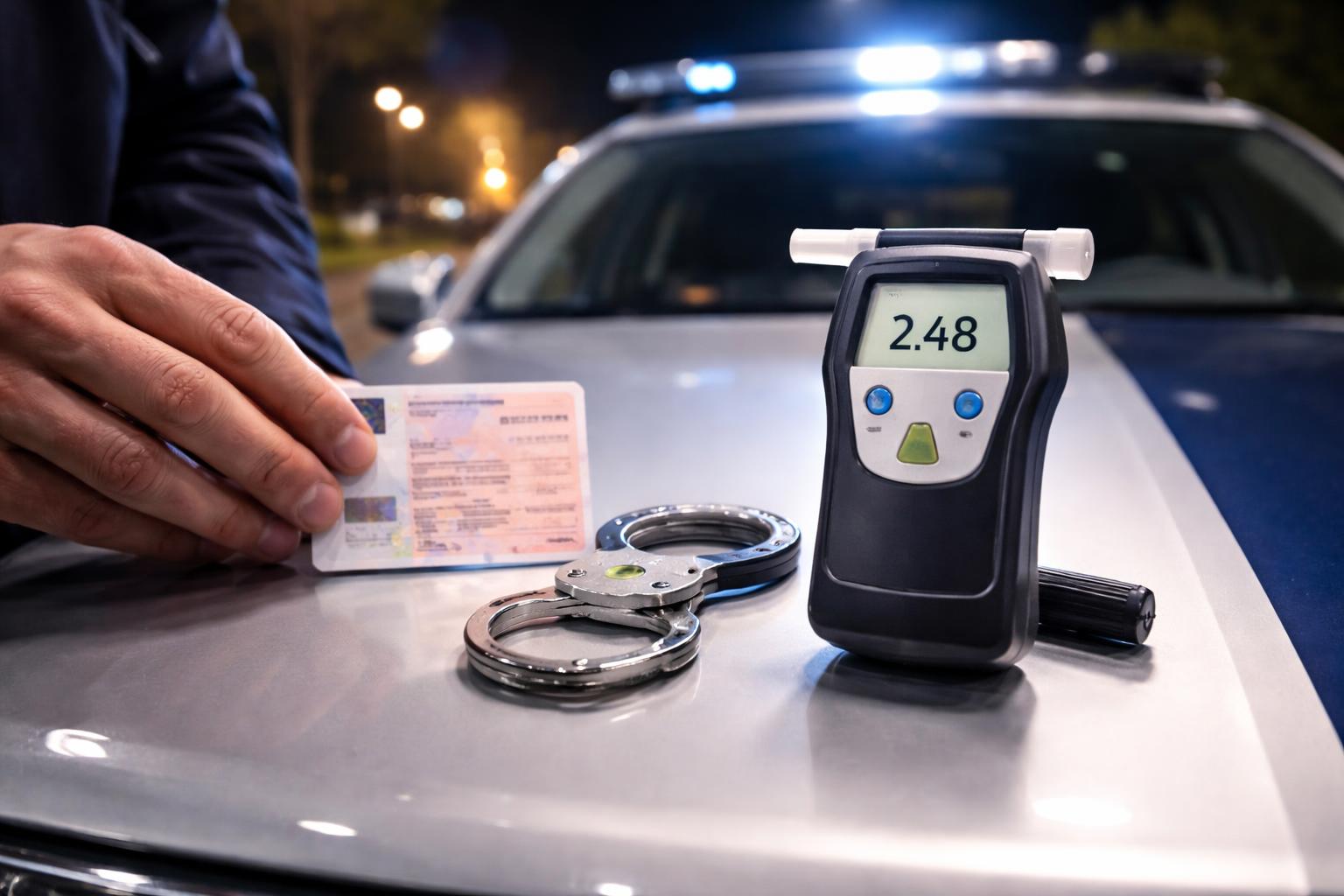 Redaktionelle Szene zum Thema „Norbert Hofer nach Alkotest Führerschein abgenommen“
