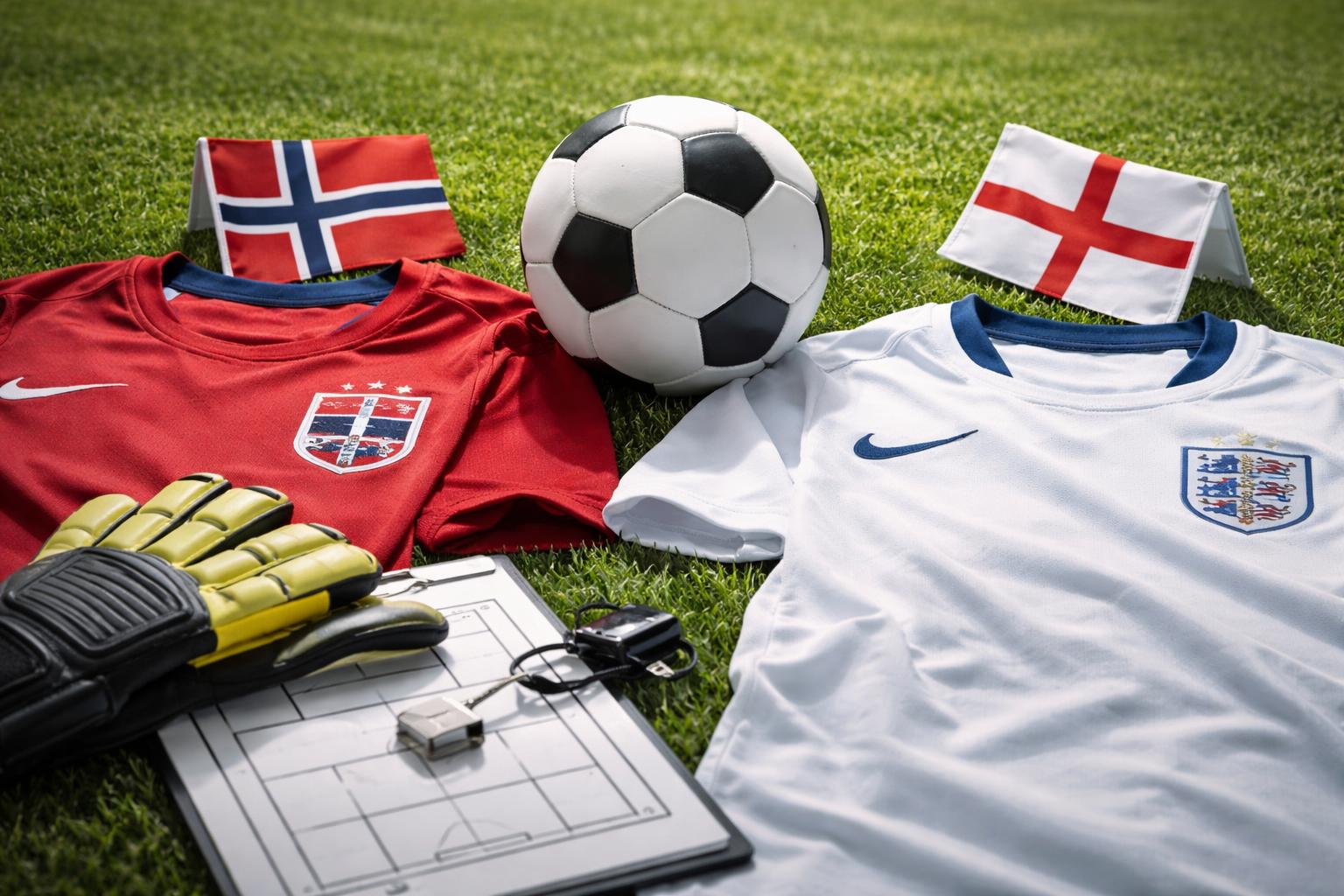 Redaktionelle Szene zum Thema „Norwegen und England vor dem Viertelfinale: Unterschiedliche Erwartungen, gleicher Druck“