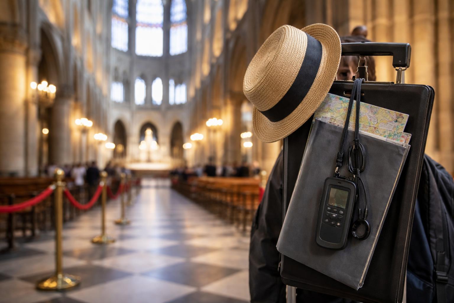 Redaktionelle Szene zum Thema „Notre-Dame beschränkt Führungen für Kleingruppen deutlich“