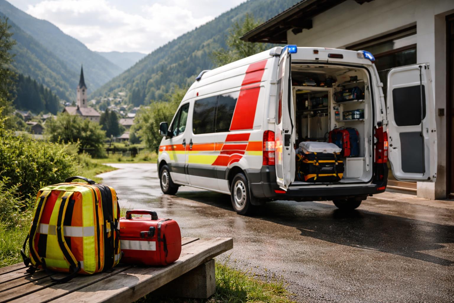 Redaktionelle Szene zum Thema „Oberes Drautal warnt vor Versorgungslücken nach Aus für einen Krankenwagen“