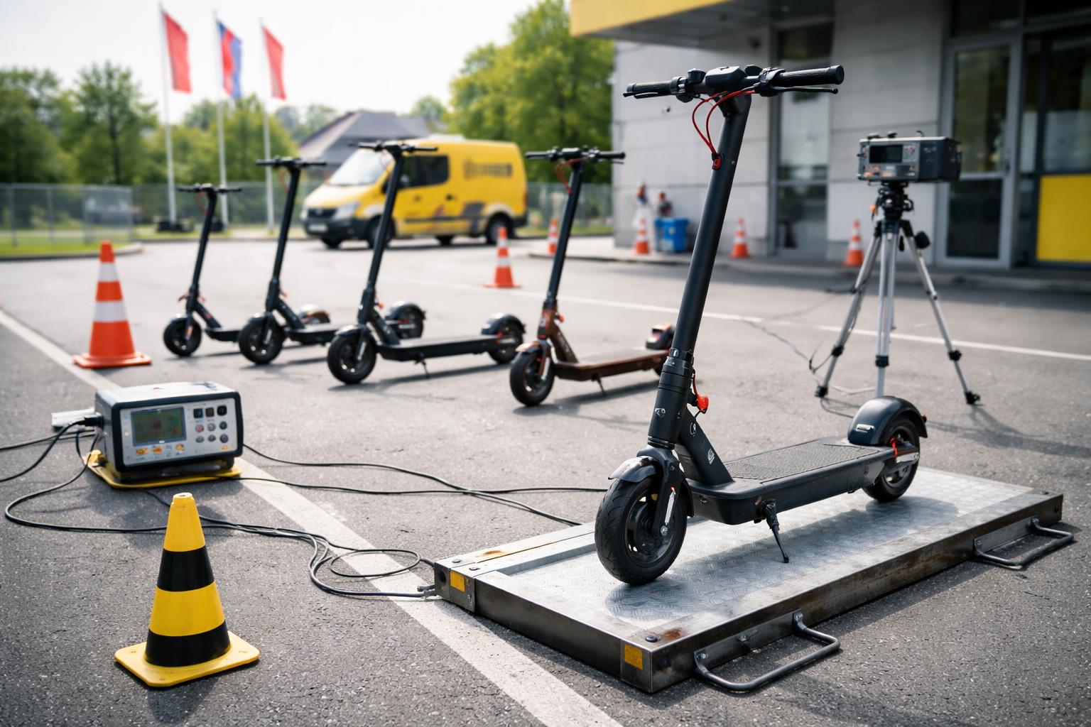 Redaktionelle Szene zum Thema „ÖAMTC: Die meisten E-Scooter sind in Österreich nicht zulässig“