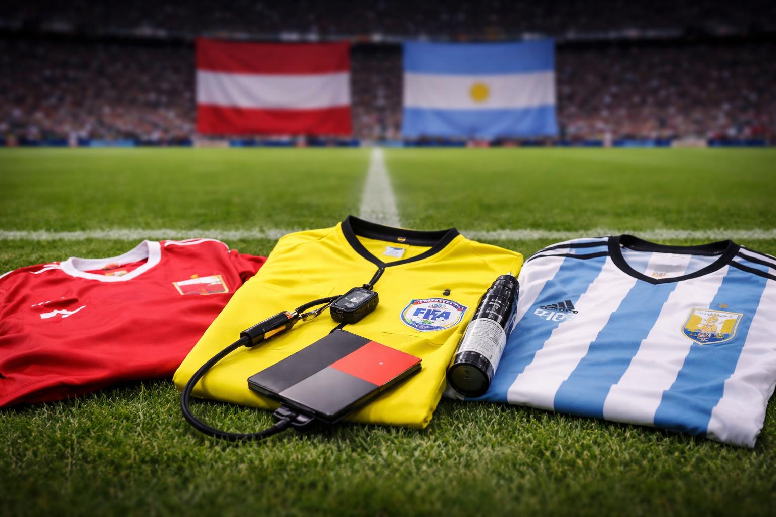 Redaktionelle Szene zum Thema „ÖFB gegen Argentinien erneut mit Referee aus Afrika“