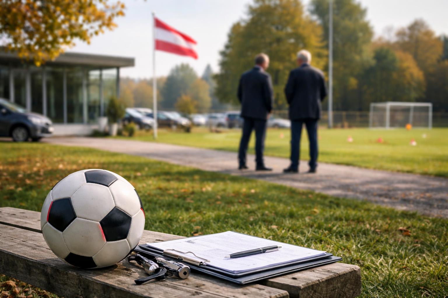 Redaktionelle Szene zum Thema „ÖFB-Spitze verteidigt bekannte Linie nach schwacher WM“