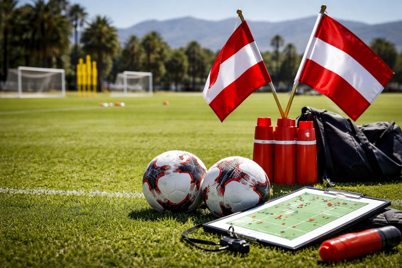 Redaktionelle Szene zum Thema „ÖFB-Teamchef Rangnick: Schöttel weicht Fragen zu Zukunft aus“