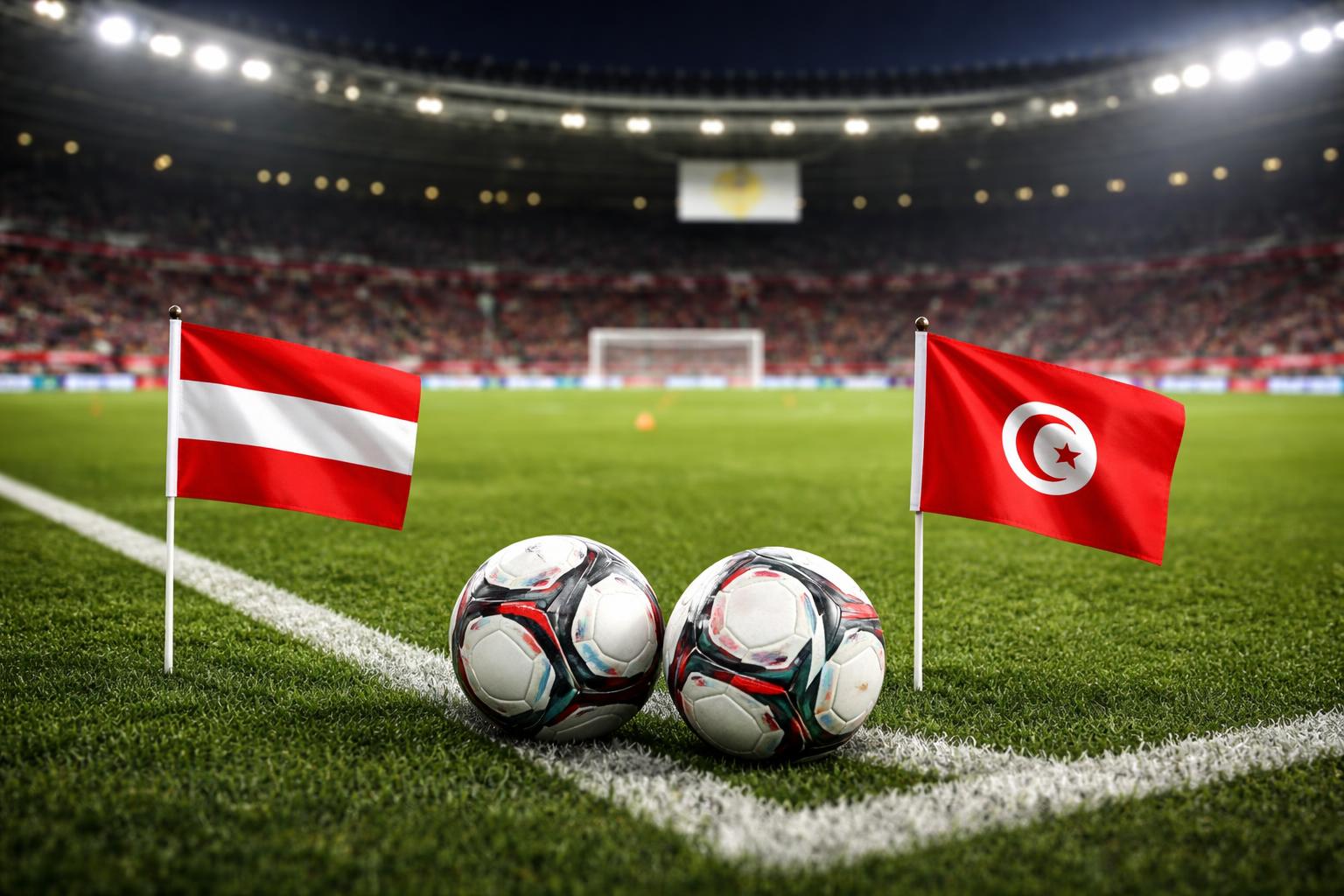 Redaktionelle Szene zum Thema „Österreich gegen Tunesien: Letzter WM-Test im Ernst-Happel-Stadion“