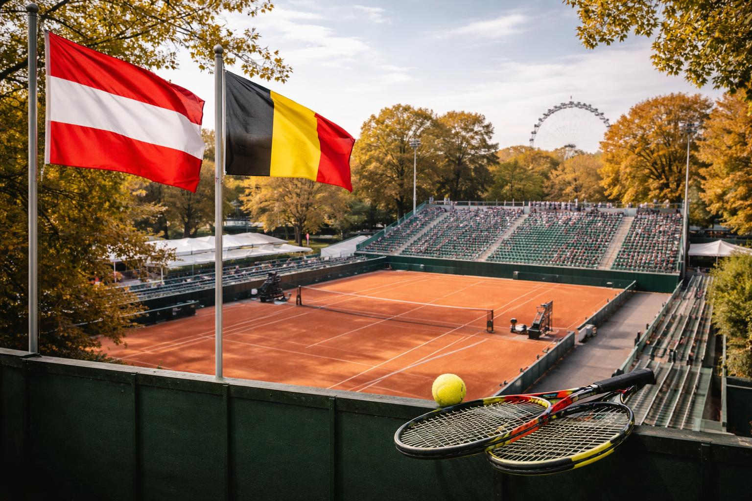 Redaktionelle Szene zum Thema „Österreich kämpft in Wien gegen Belgien um das Final 8“