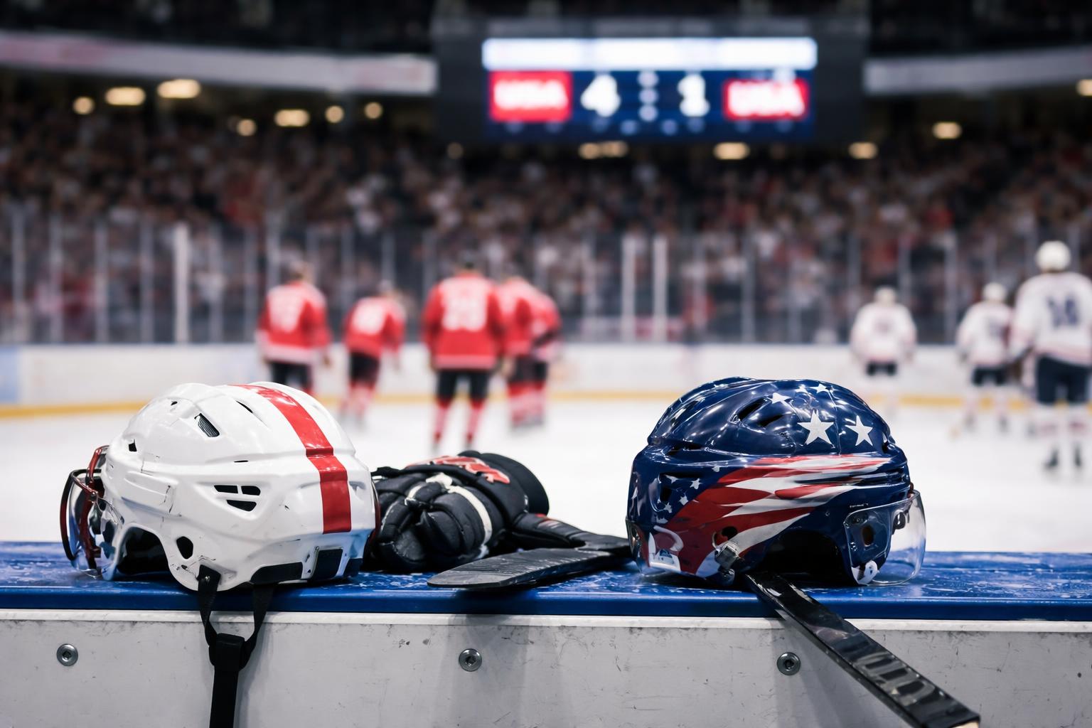 Redaktionelle Szene zum Thema „Österreich unterliegt den USA 1:4 und schließt WM auf Platz elf ab“