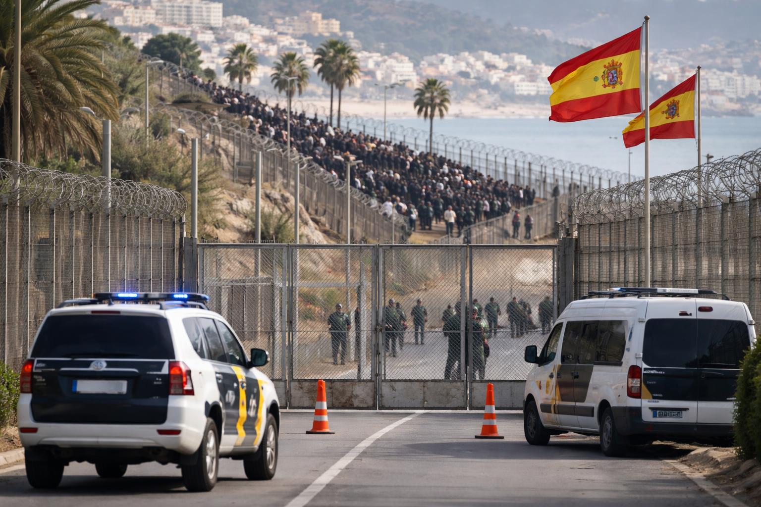 Redaktionelle Szene zum Thema „Österreich warnt vor Folgen des Migrationsdrucks auf Spanien“