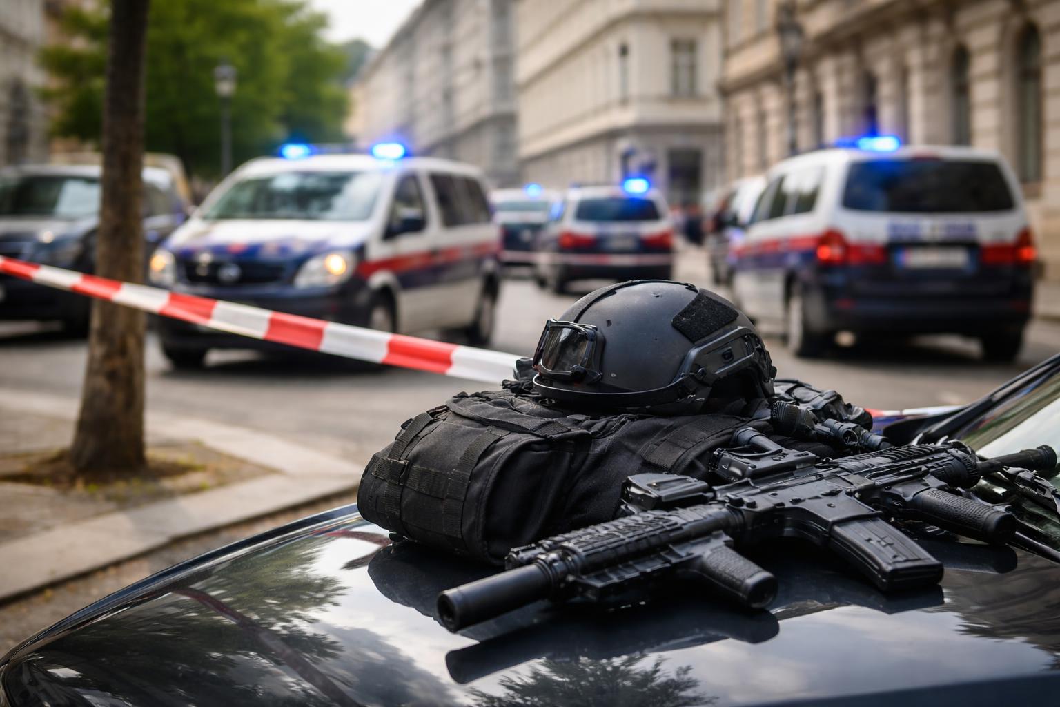 Redaktionelle Szene zum Thema „Österreich zählt bei vereitelten Terroranschlägen zu den Spitzenreitern in Europa“