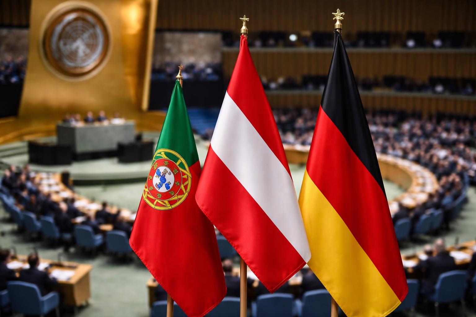 Redaktionelle Szene zum Thema „Österreich zieht in den UNO-Sicherheitsrat ein, Deutschland geht leer aus“