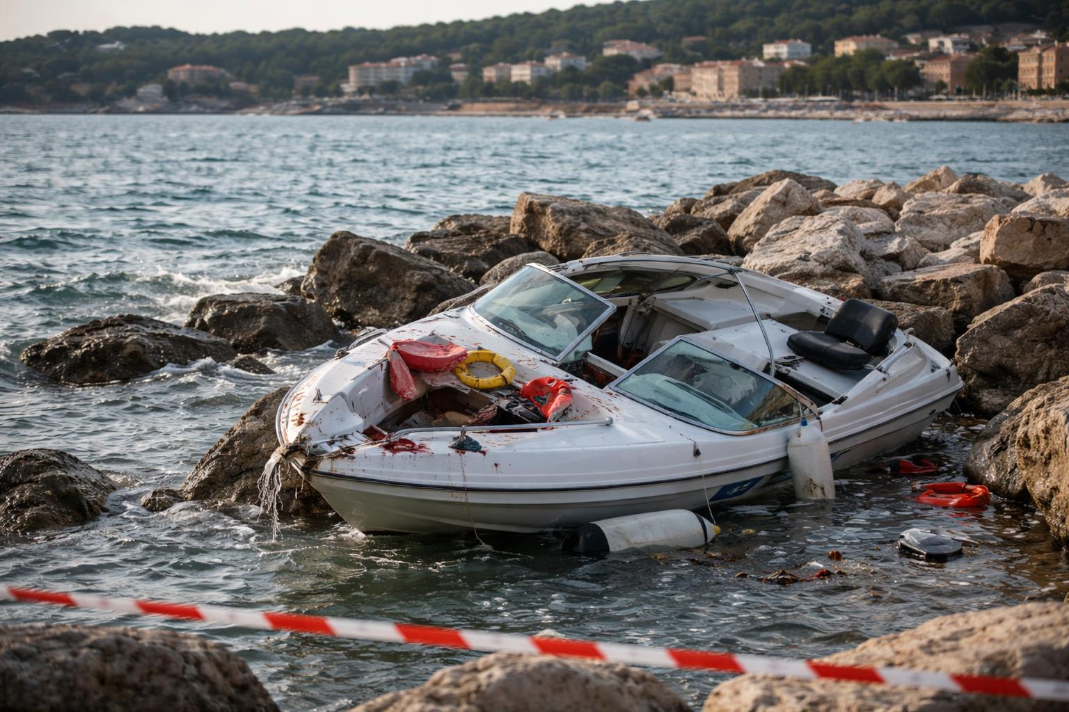 Redaktionelle Szene zum Thema „Österreicher bei Bootsunglück vor Pula tödlich verletzt, zweiter Mann in Lebensgefahr“