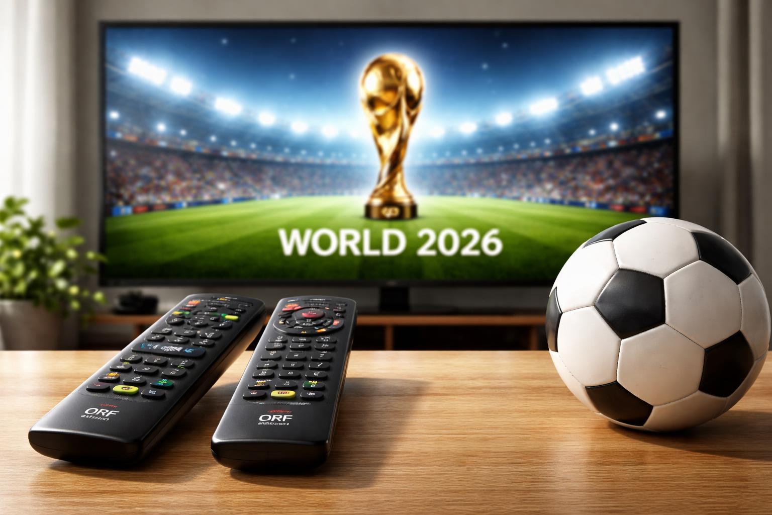 Redaktionelle Szene zum Thema „Österreichische Sender teilen sich die Fußball-WM 2026“
