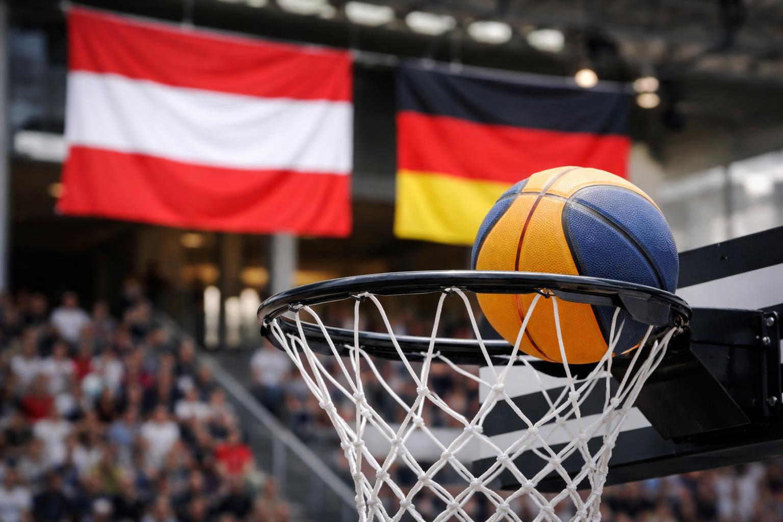 Redaktionelle Szene zum Thema „Österreichs 3x3-Männer scheitern im WM-Viertelfinale hauchdünn an Deutschland“