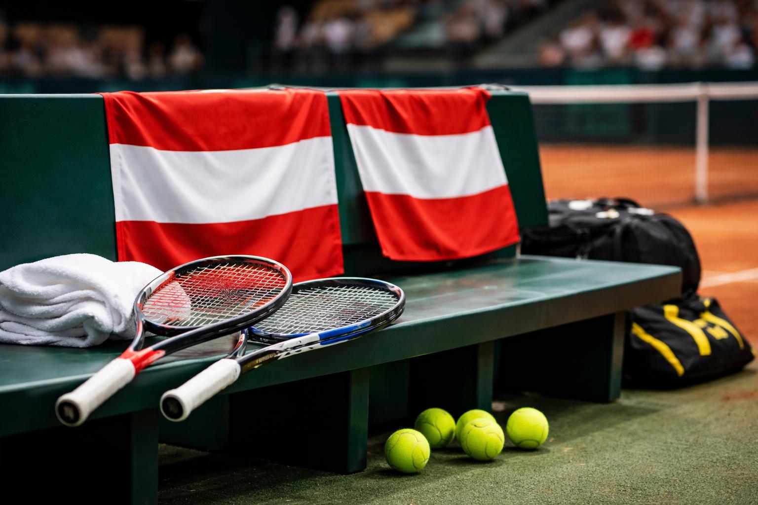 Redaktionelle Szene zum Thema „Österreichs Davis-Cup-Team noch nicht in Bestform“