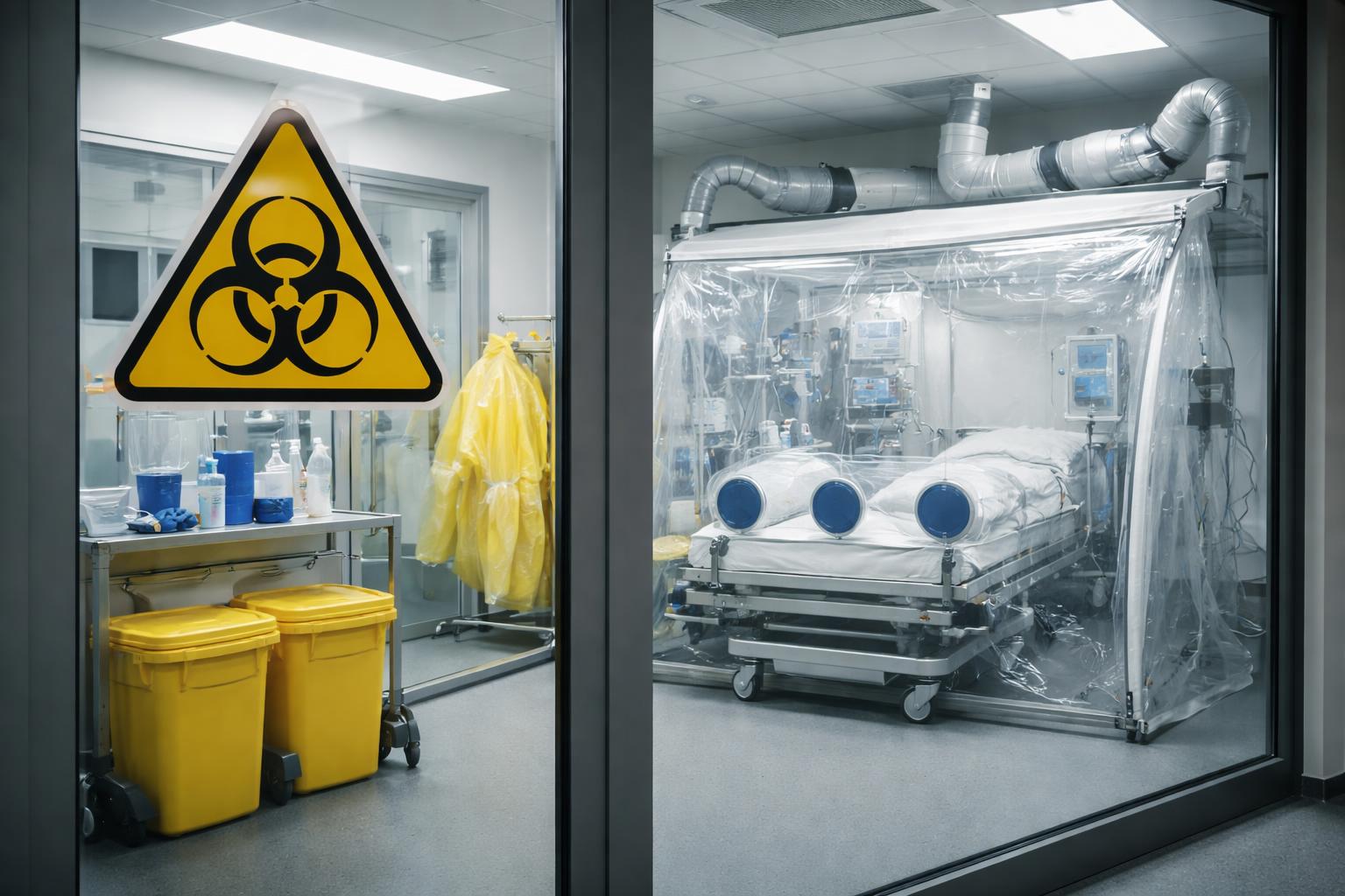 Redaktionelle Szene zum Thema „Österreichs Ebola-Vorsorge konzentriert sich auf Klinik Favoriten“