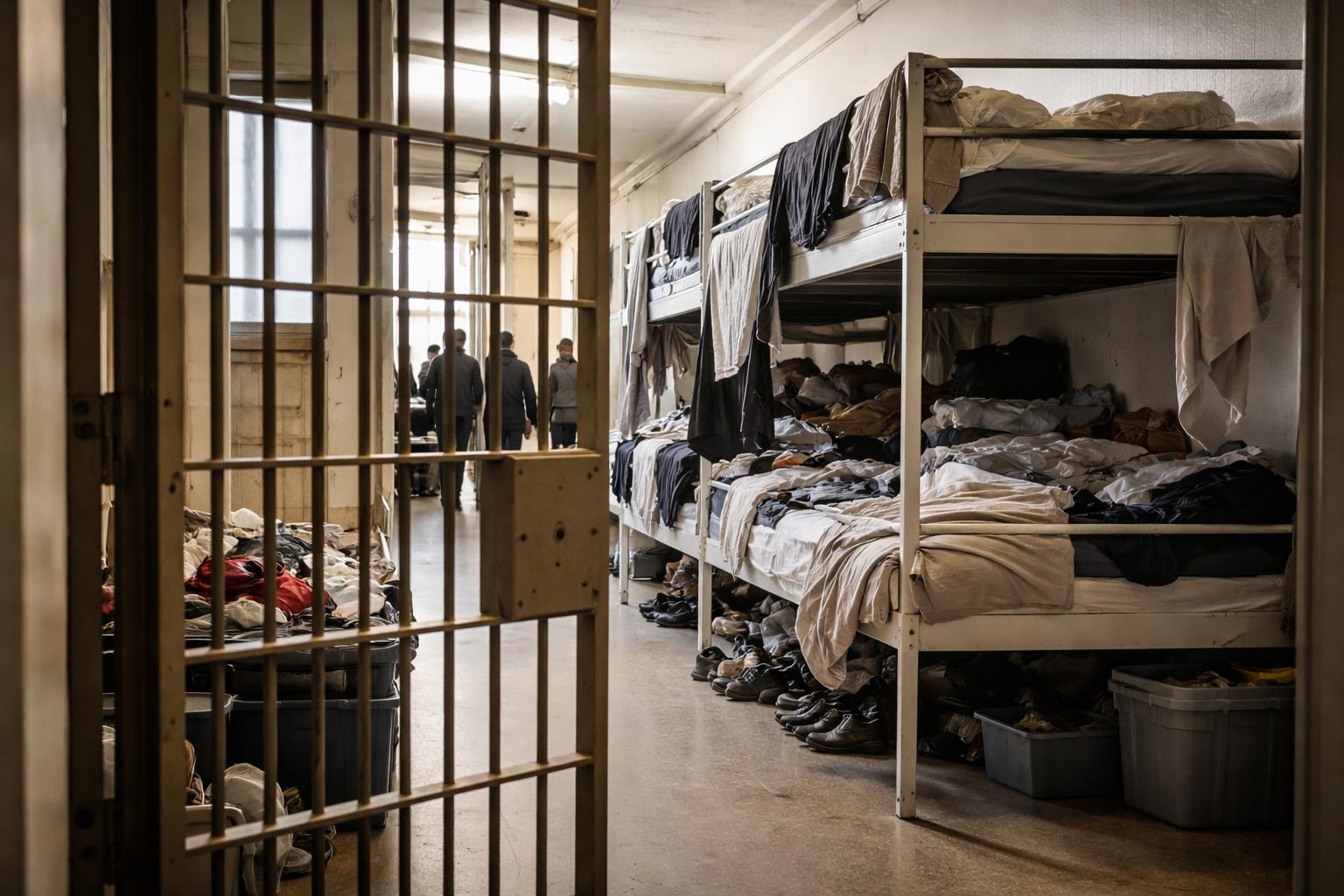 Redaktionelle Szene zum Thema „Österreichs Gefängnisse weiter überlastet: Mehr Häftlinge, zu wenig Plätze und Personal“