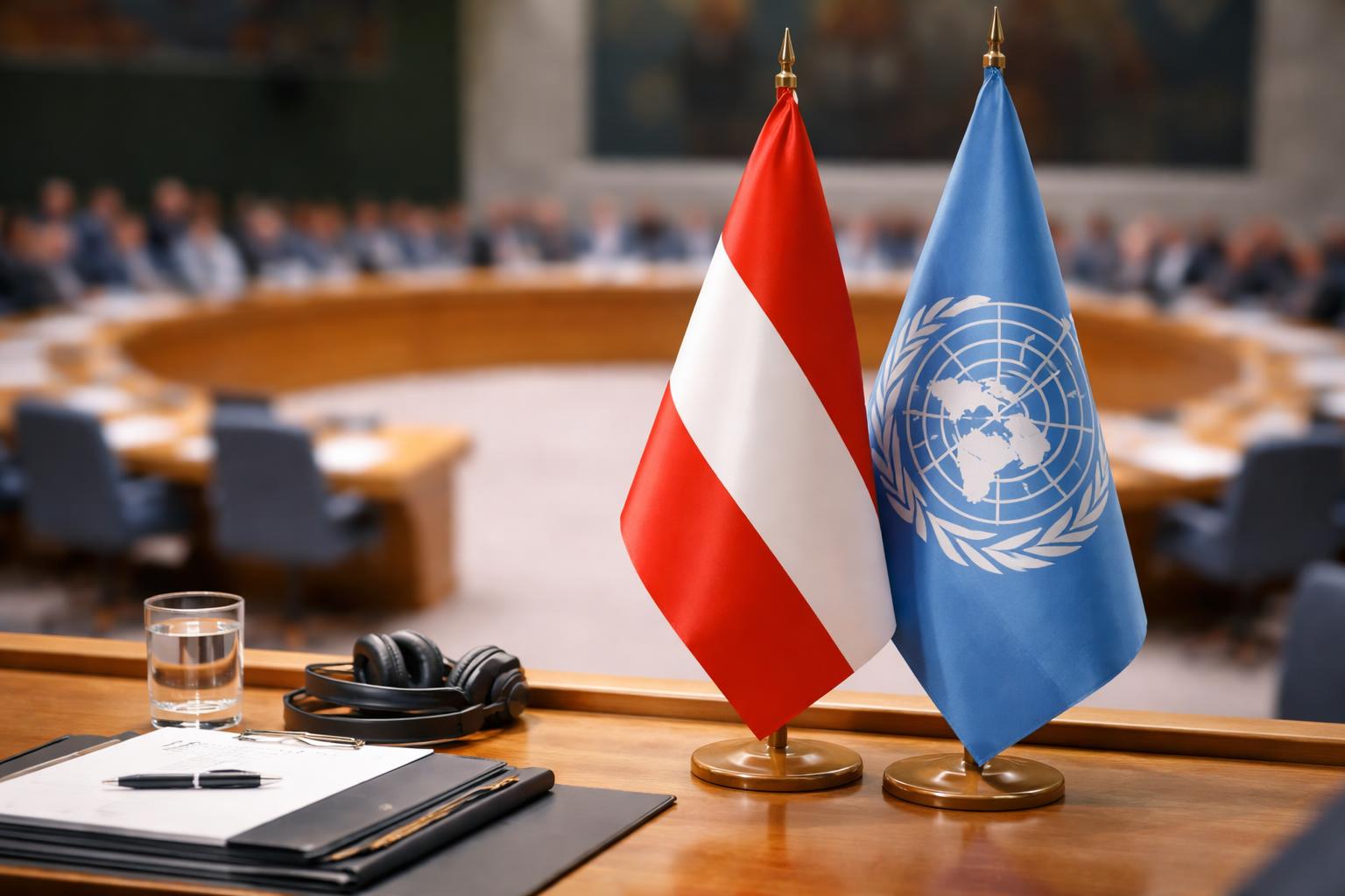 Redaktionelle Szene zum Thema „Österreichs Kandidatur für den UN-Sicherheitsrat braucht mehr als Symbolik“