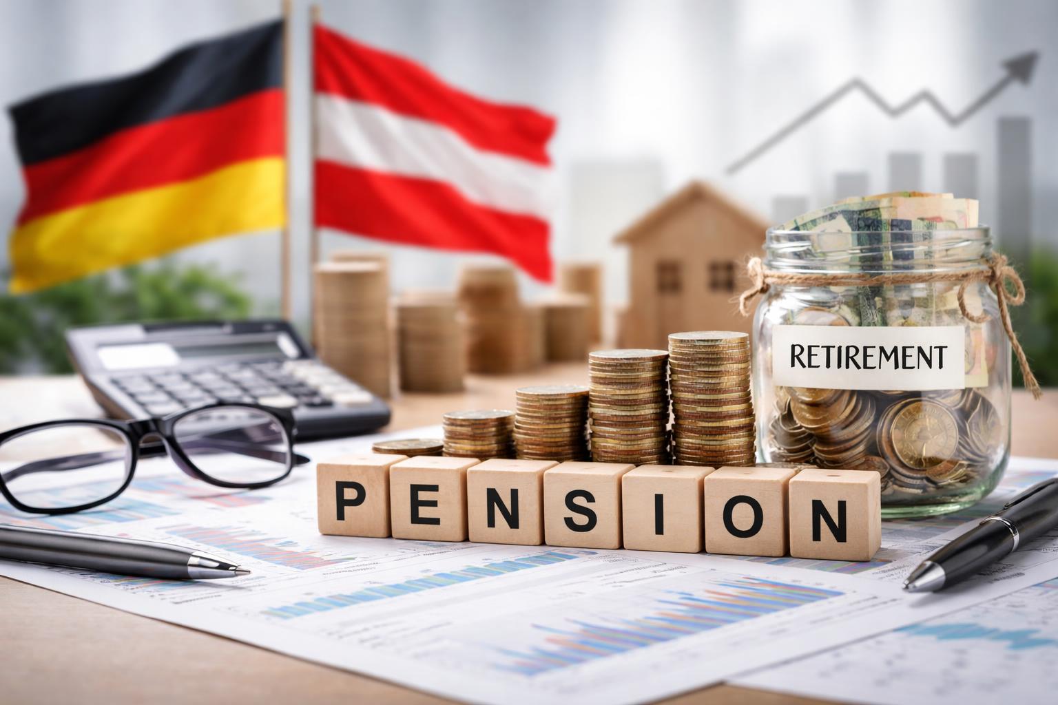 Redaktionelle Szene zum Thema „Österreichs Pensionen unter Druck: Warum Deutschland nun über große Reformen debattiert“