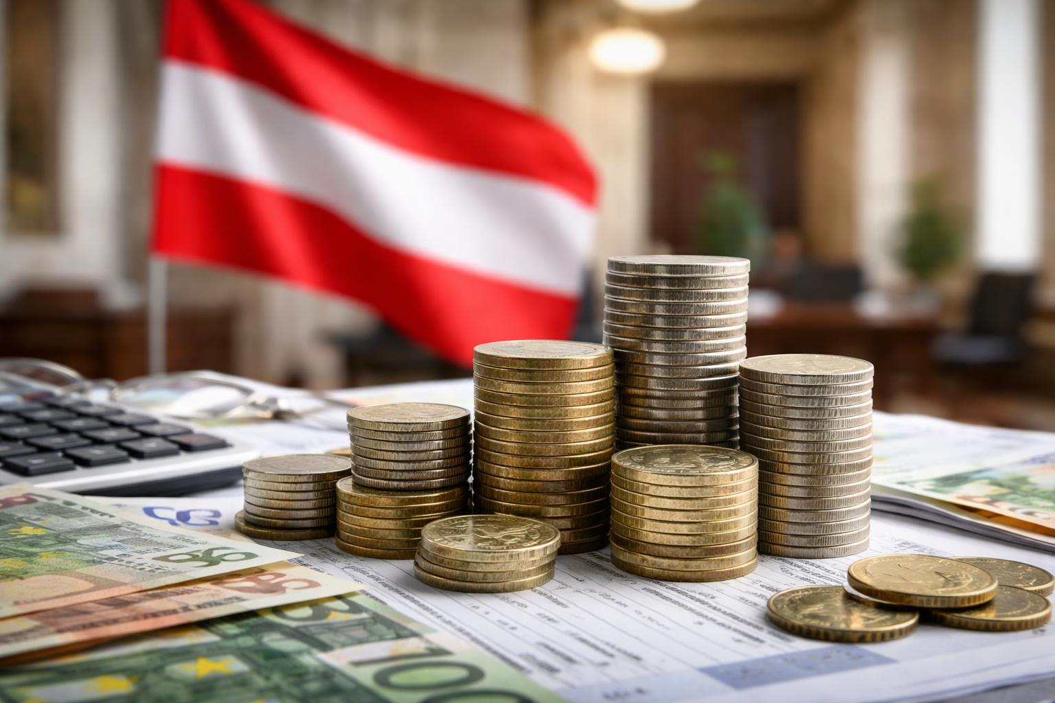 Redaktionelle Szene zum Thema „Österreichs Staatsschulden steigen auf 431,1 Milliarden Euro“