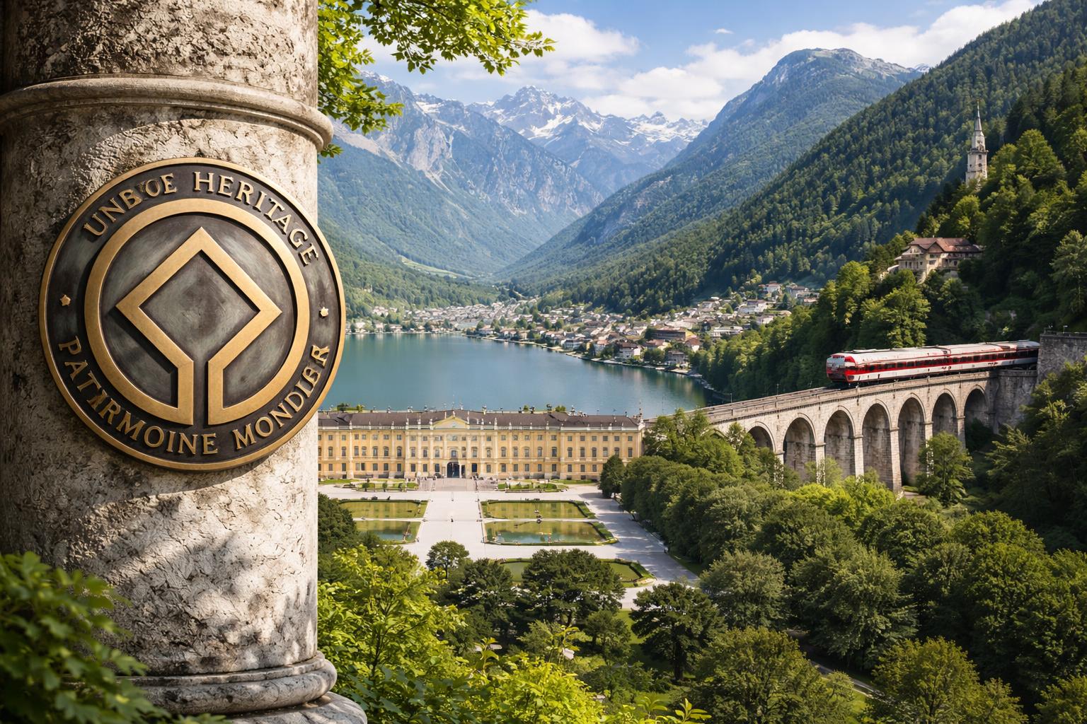 Redaktionelle Szene zum Thema „Österreichs UNESCO-Welterbe: Diese zwölf Orte stehen auf der Liste“