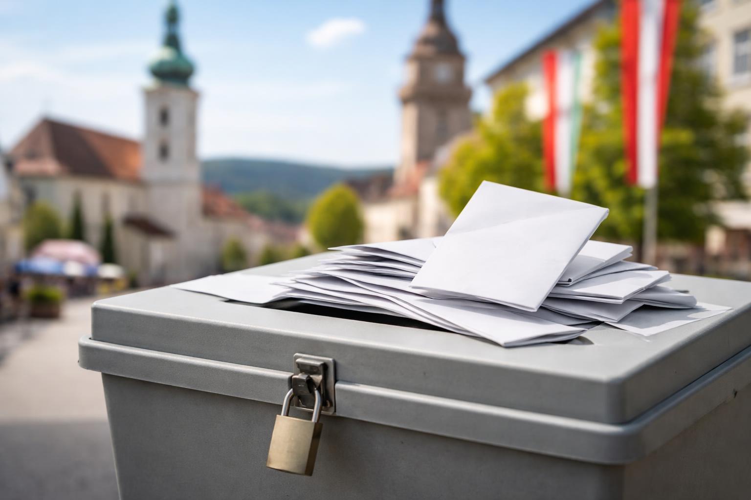 Redaktionelle Szene zum Thema „ÖVP verteidigt Platz eins in Neunkirchen knapp“