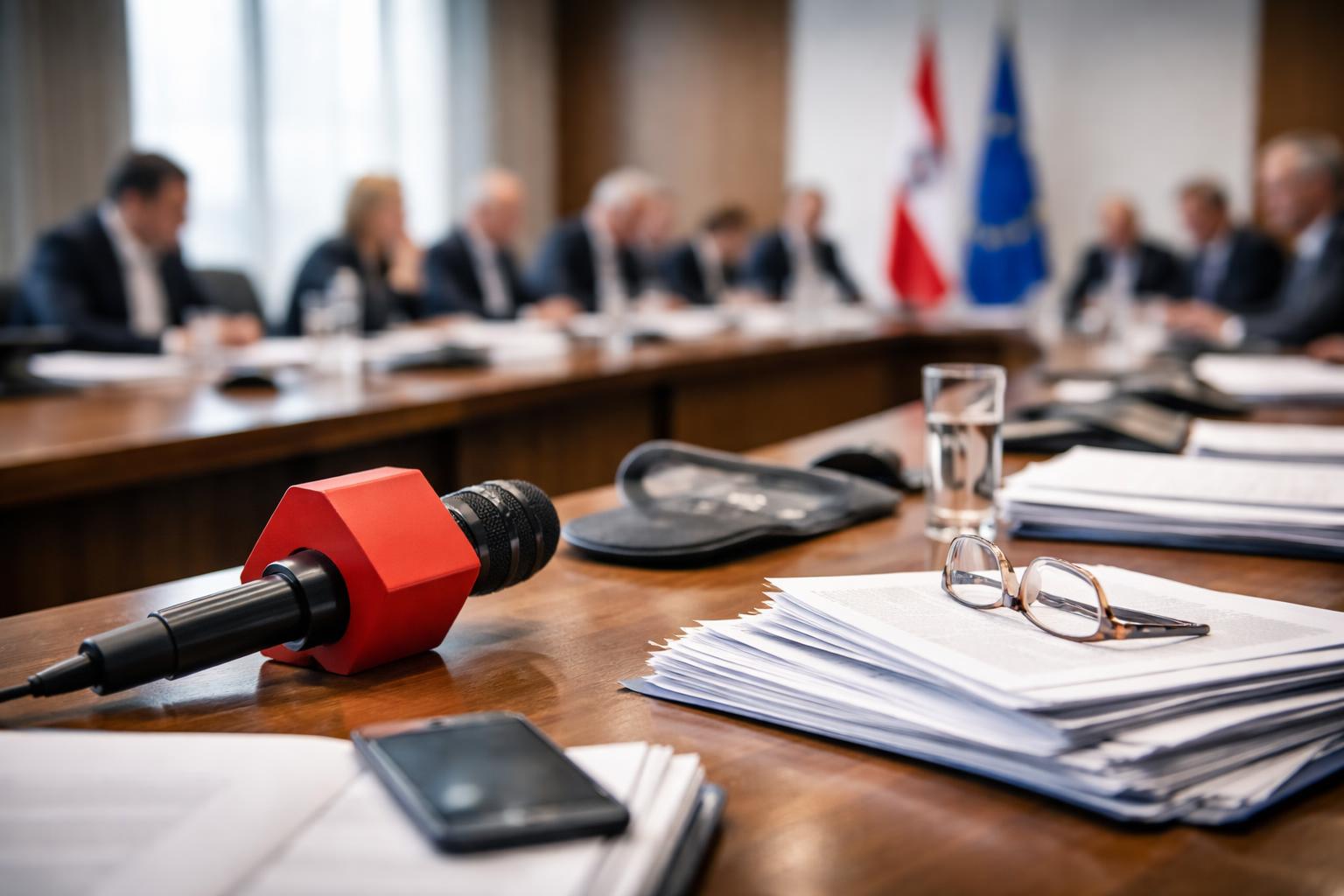 Redaktionelle Szene zum Thema „ORF-Chefsuche geht in die entscheidende Runde“
