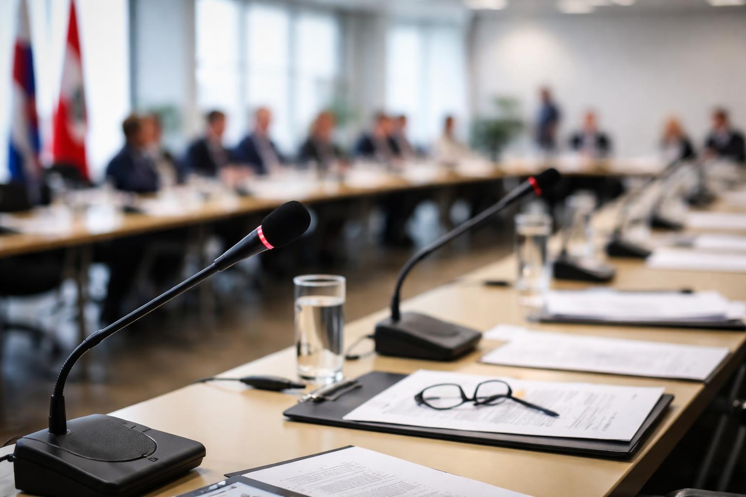 Redaktionelle Szene zum Thema „ORF-Generaldirektion: Entscheidung nach langem Hearing-Marathon erwartet“