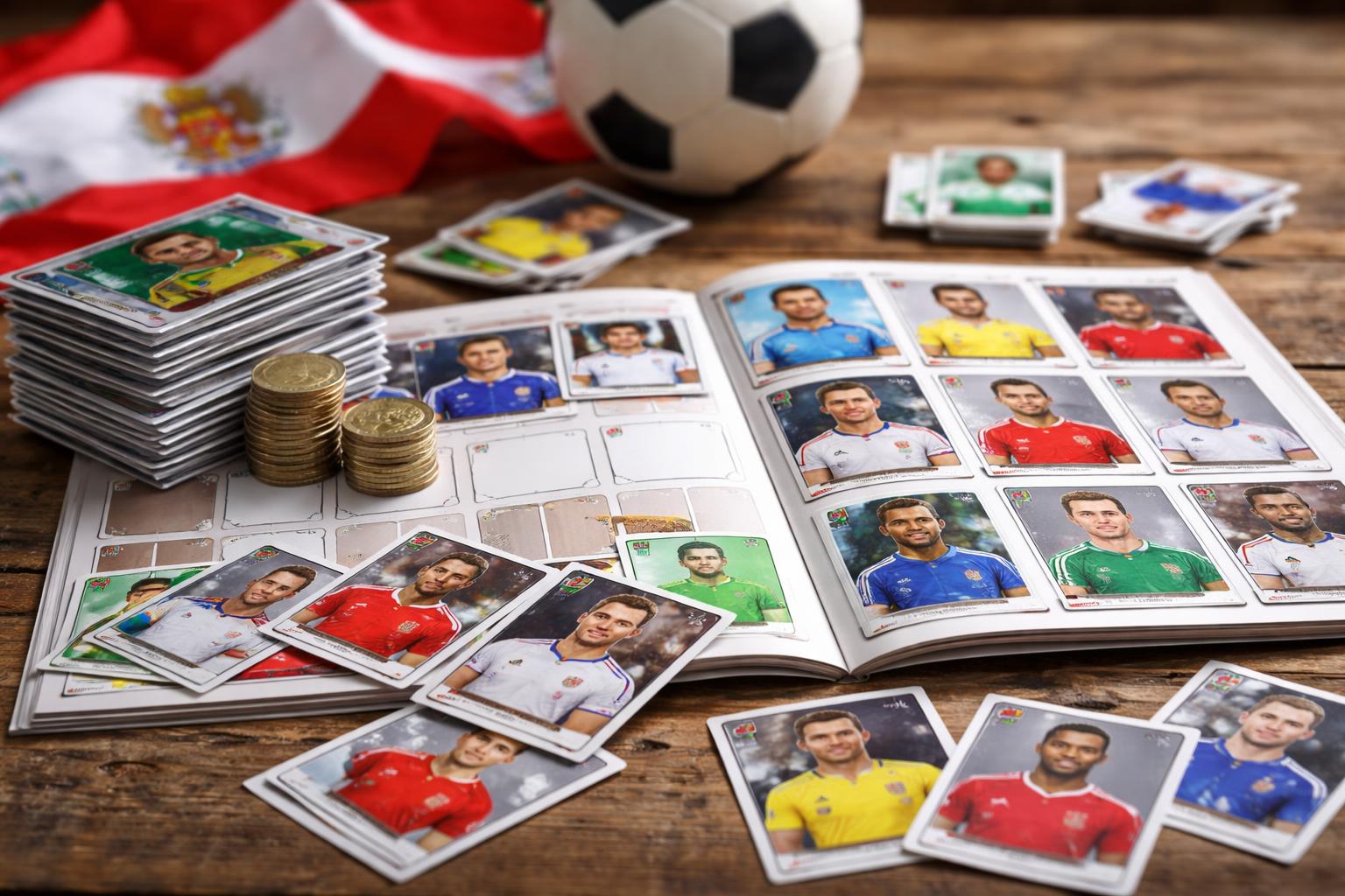 Redaktionelle Szene zum Thema „Panini zur WM: Warum das Sammeln teuer bleibt – und trotzdem viele nicht loslässt“