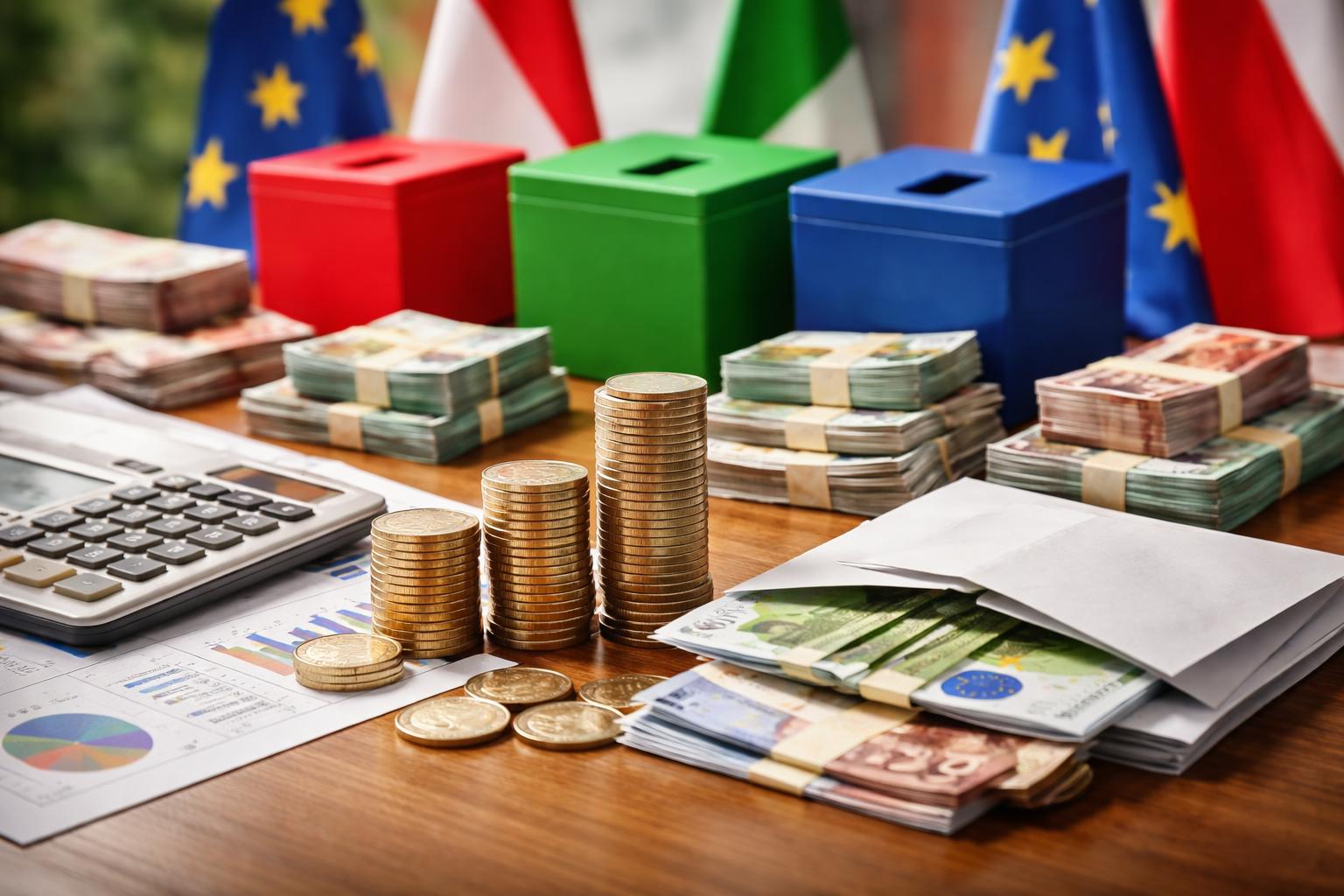 Redaktionelle Szene zum Thema „Parteienförderung bleibt vorerst unverändert – Druck auf Eigenfinanzierung wächst“