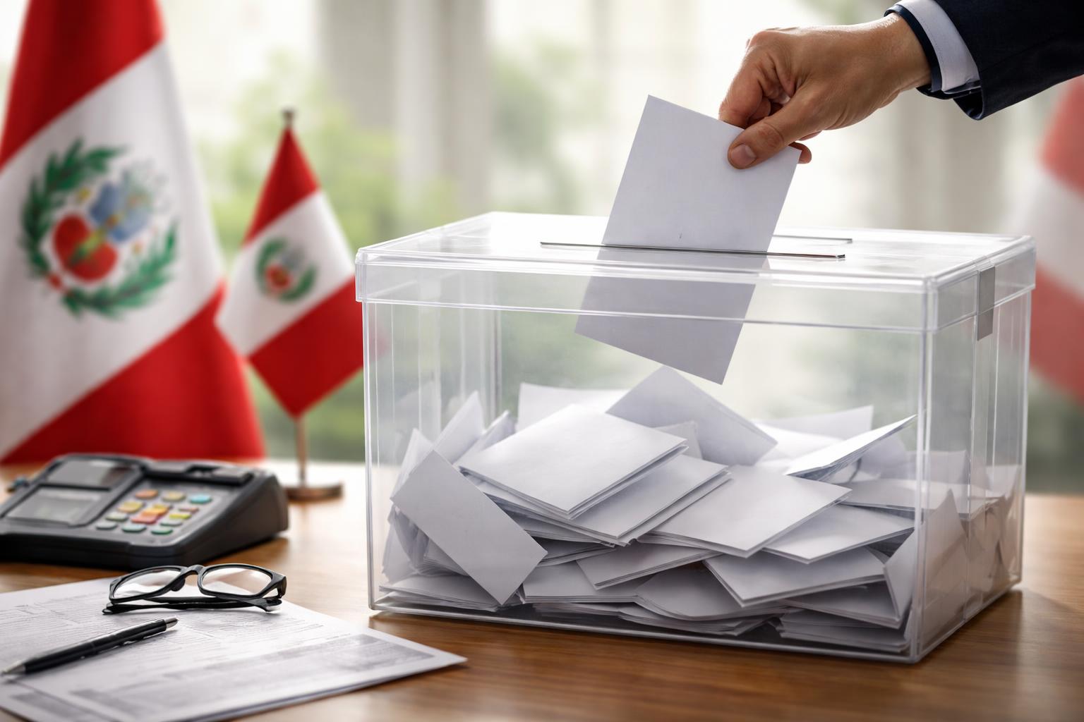 Redaktionelle Szene zum Thema „Peru wählt Keiko Fujimori zur Präsidentin nach hauchdünner Stichwahl“