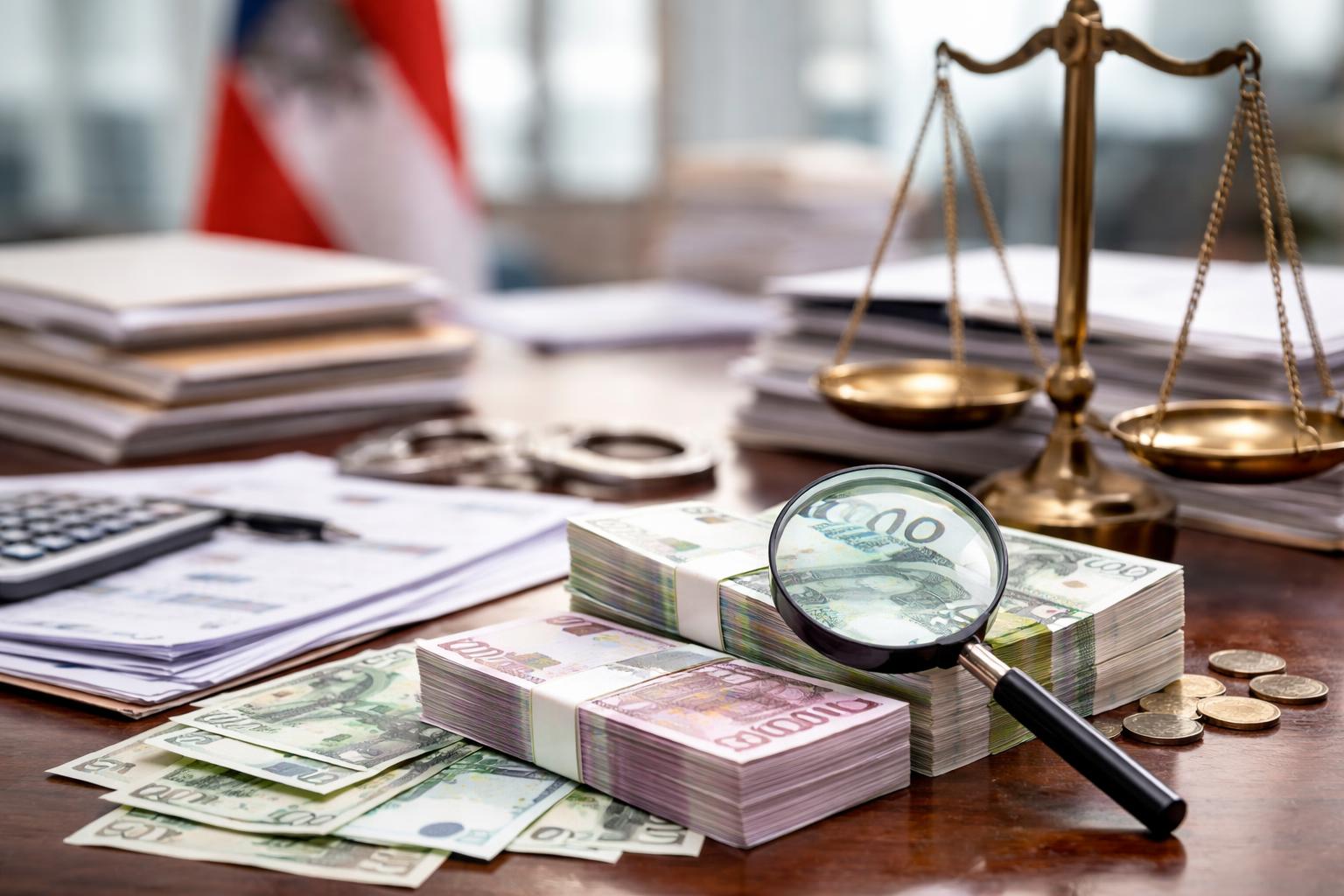 Redaktionelle Szene zum Thema „Peschorn verlangt strengeren Zugang zu Finanzströmen im Signa-Verfahren“