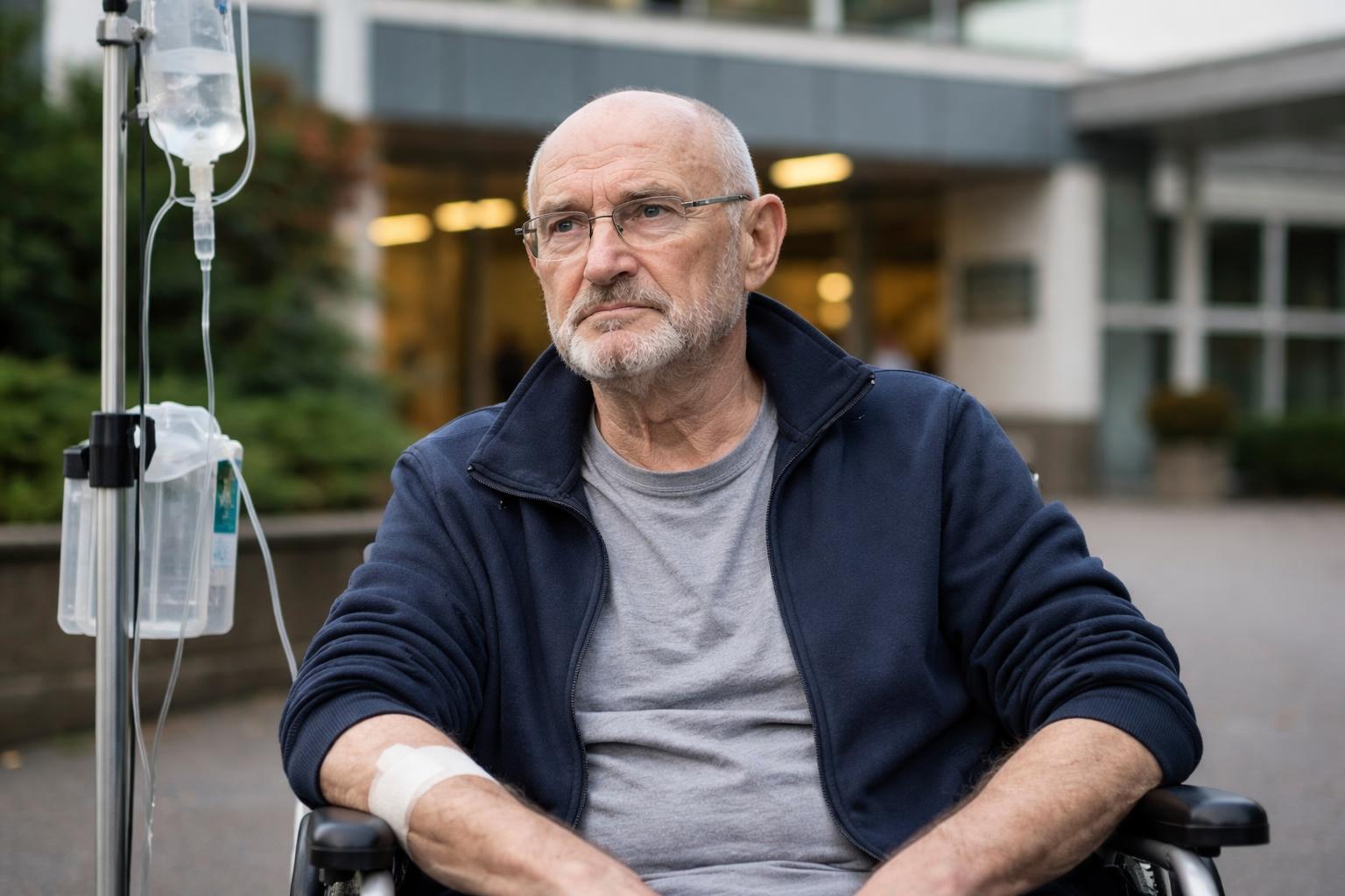 Redaktionelle Szene zum Thema „Phil Collins berichtet von lebensbedrohlicher Krise im Jahr 2024“