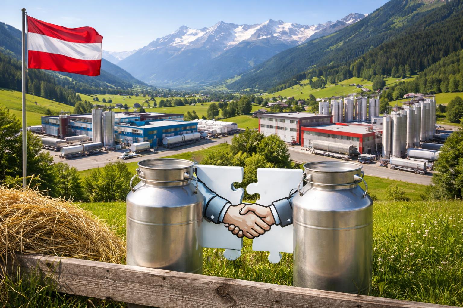 Redaktionelle Szene zum Thema „Pinzgau-Milch-Mitglieder stimmen Fusion mit SalzburgMilch zu“