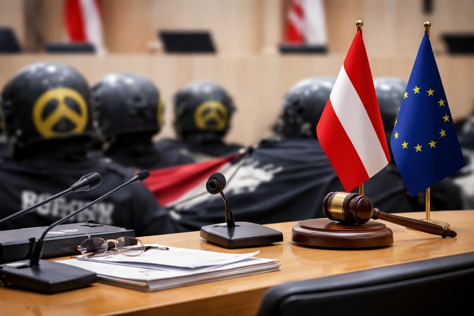 Redaktionelle Szene zum Thema „Präsidiale des Nationalrats diskutiert umstrittenen Begriff „Remigration““