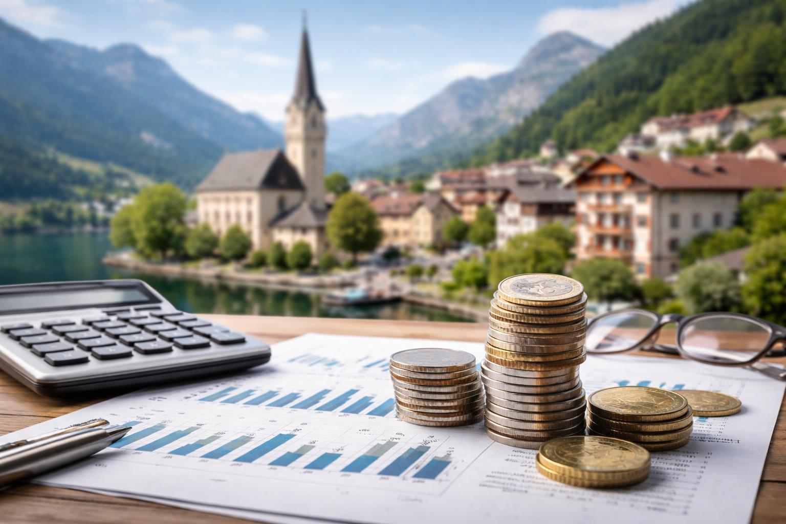 Redaktionelle Szene zum Thema „Pro-Kopf-Verschuldung: Wie Österreichs Gemeinden finanziell dastehen“