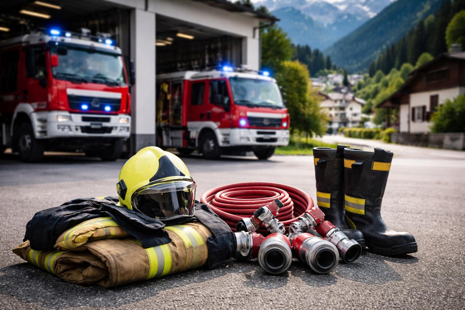 Redaktionelle Szene zum Thema „Projekttage der Mittelschule Steinach bei der Feuerwehr“